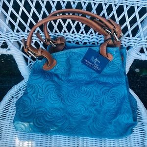 NWT Massimo Castilli genuine leather bag 💯